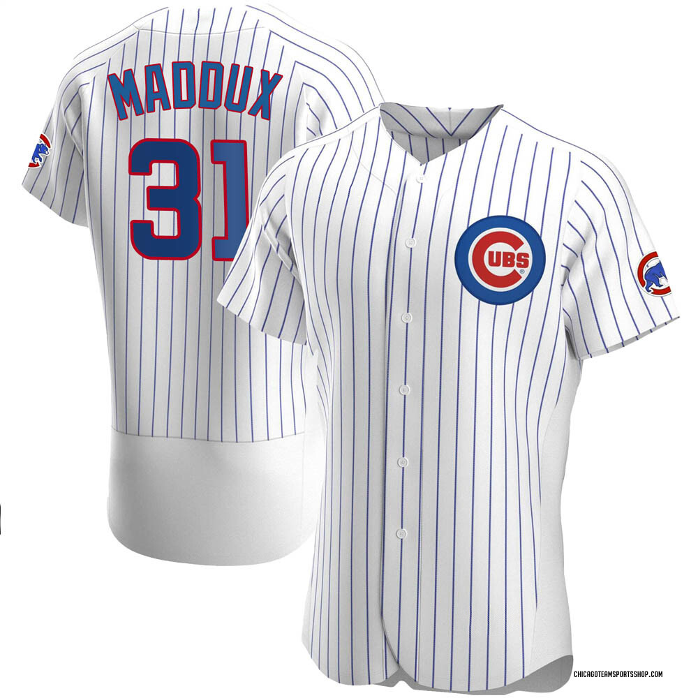 Authentic Greg Maddux Men's Chicago Cubs Home Jersey - White - Cubs Store